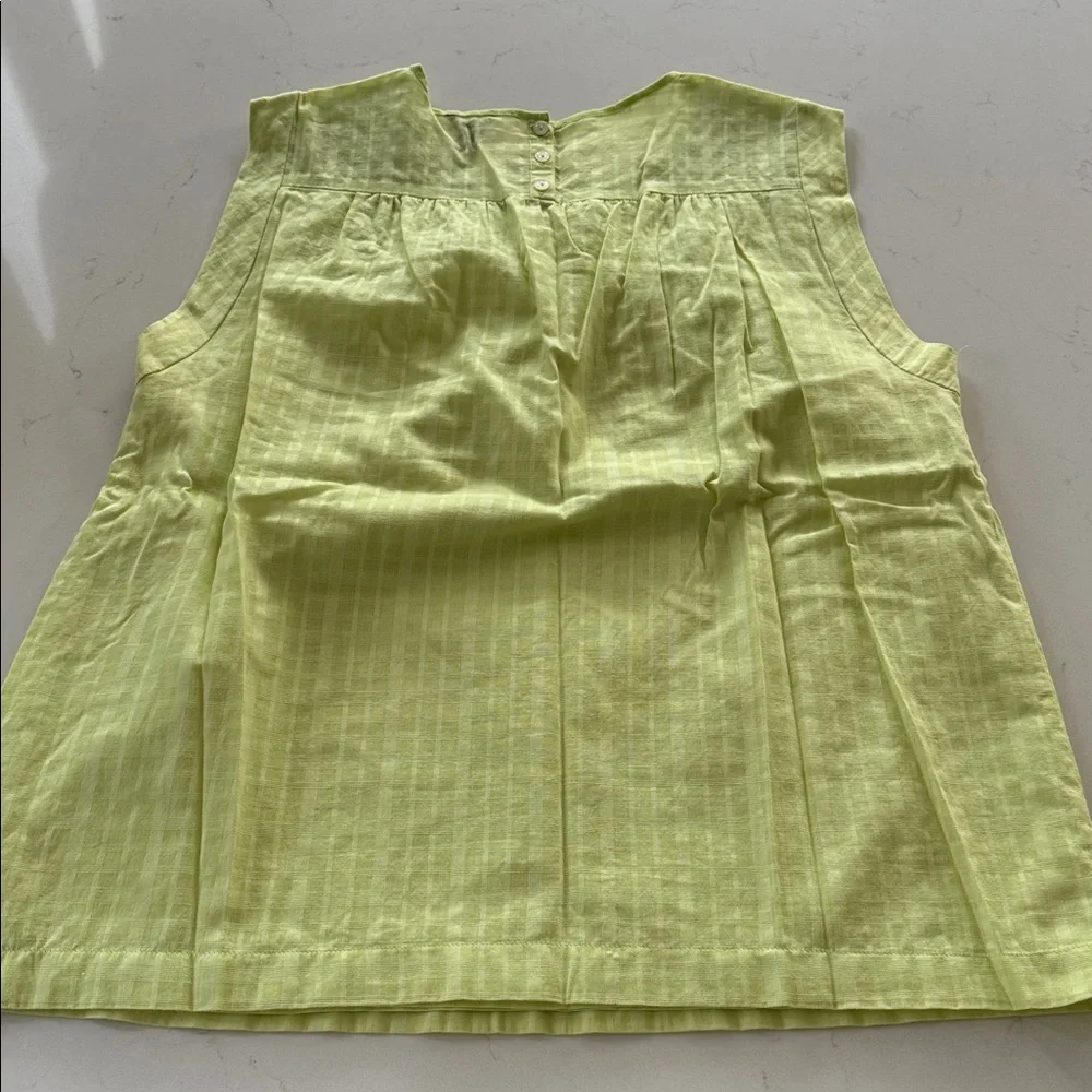 JCrew Lime Green Sleeveless Top Size: 10 NWOT ✨